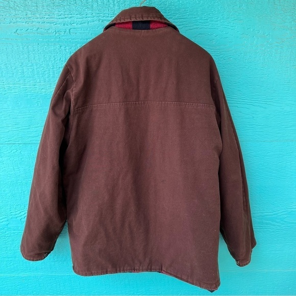 VINTAGE SEARS ROEBUCK REVERSIBLE BARN CHORE UTILITY JACKET COAT SIZE LARGE - Picture 7 of 9